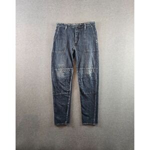 Rag & Bone Miramar Sweatpants Jogger Jeans Womens XS Blue Double Knee Terry